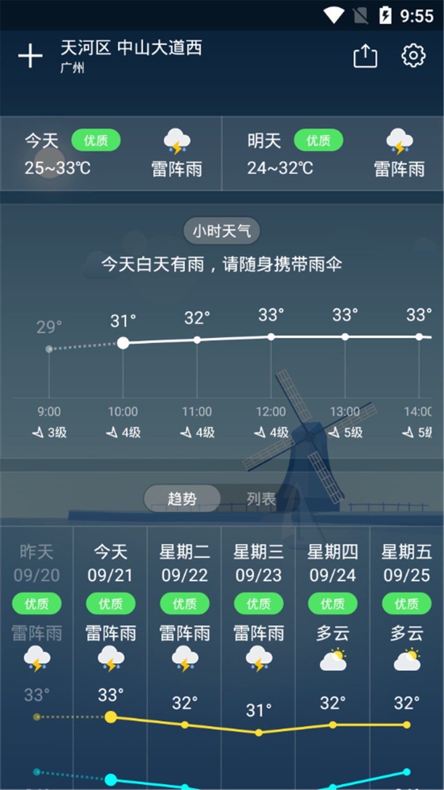 降雨天气